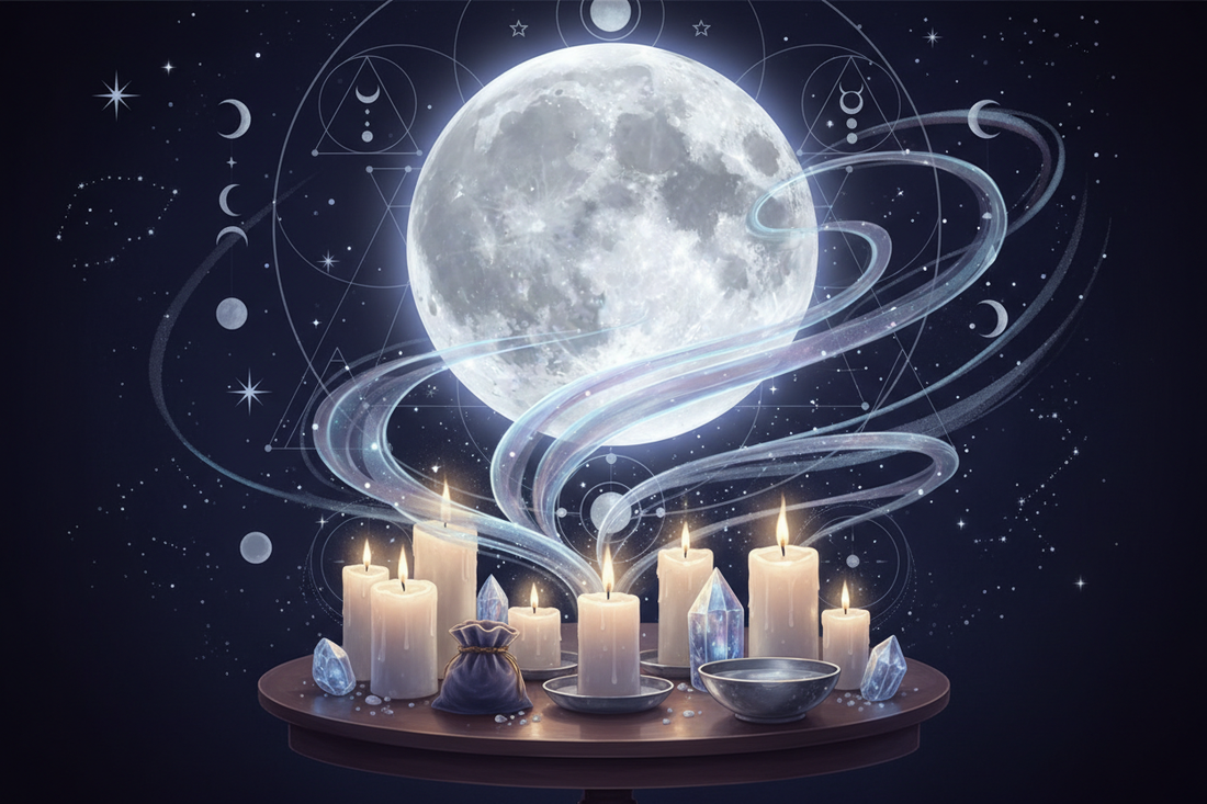 Full Moon Candle Ritual: Harness Lunar Power - Nicole's ritual universe