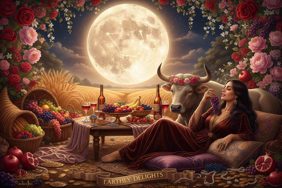 Full Moon in Taurus Celebration: Abundant Pleasure - Nicole's ritual universe