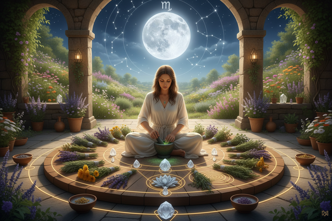 Full Moon in Virgo Celebration: Practical Magic - Nicole's ritual universe