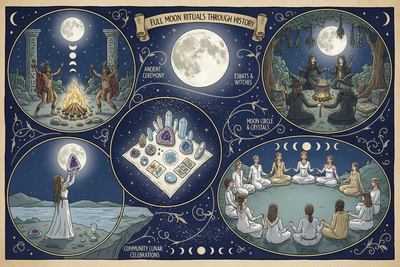 Full Moon Rituals History Esbats Lunar Celebrations
