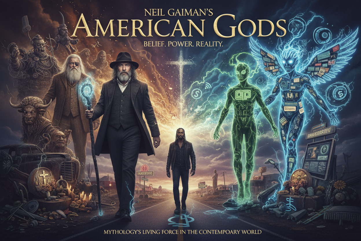 Neil God Neil Gaiman's American Gods: Modern Mythology and Belief as Power ...