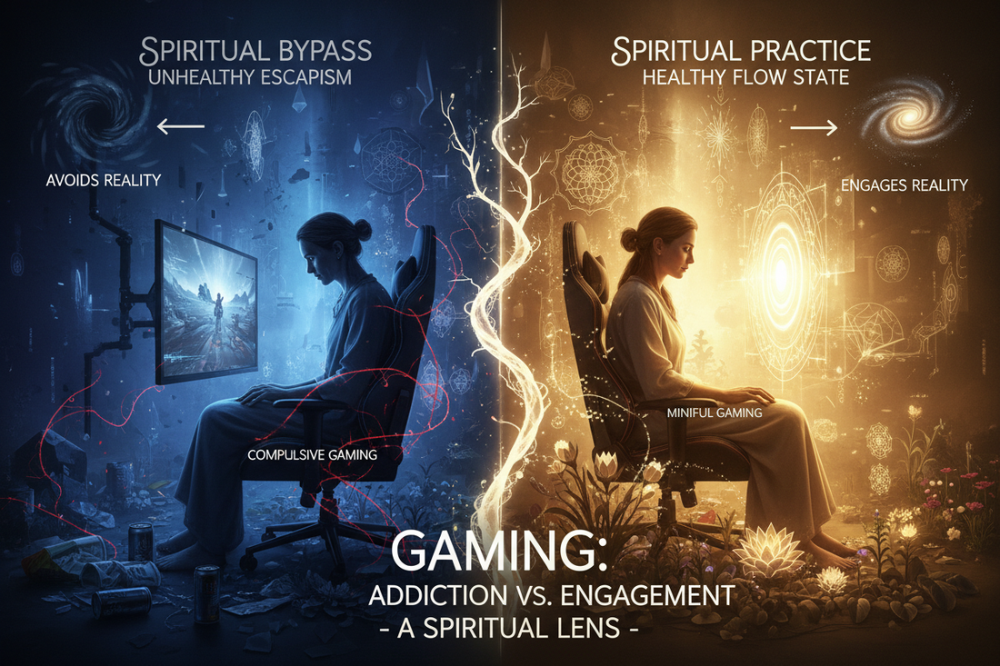 Gaming Addiction Through a Spiritual Lens: Escapism vs. Flow State - Nicole's ritual universe