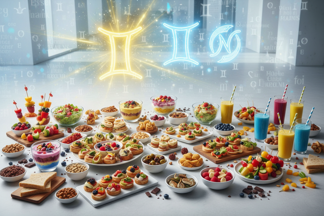 Gemini Food Guide: Variety, Snacks, and Social Eating - Nicole's ritual universe