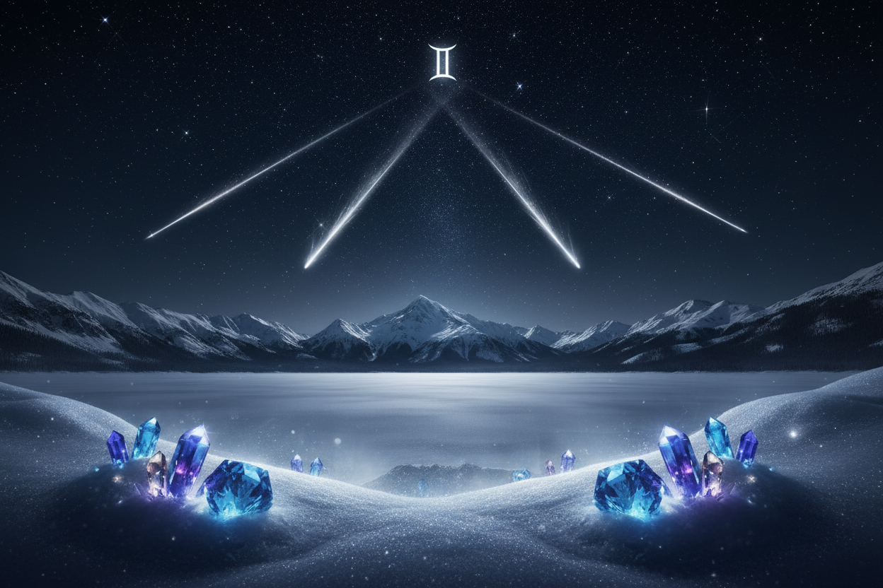 Meteor Crystal Riuver Geminid Meteor Shower Magic: December Crystal Rain, Duality & Year-End ...
