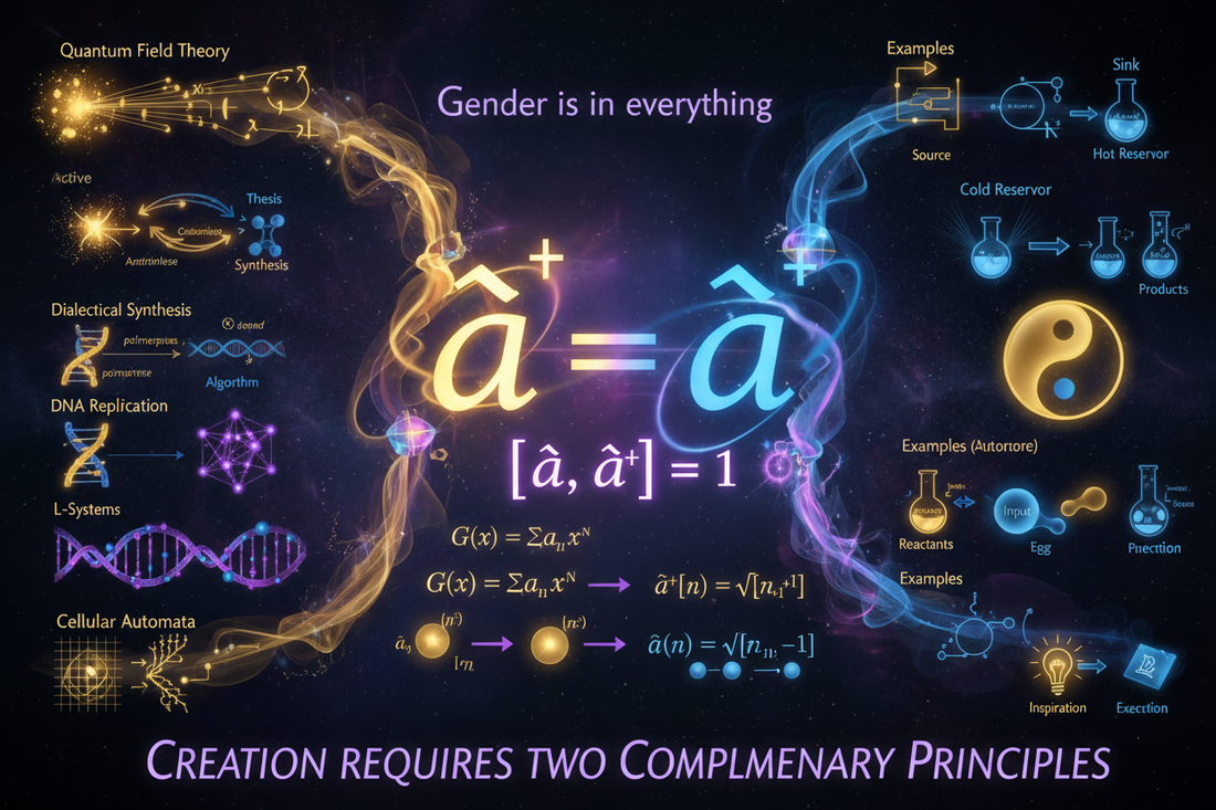 Gender: 'Gender is in Everything' as Generation Functions and Operators