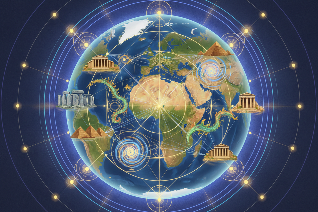 Geomancy & Earth Energy: Ley Lines, Dragon Veins, and Power Spots - Nicole's ritual universe