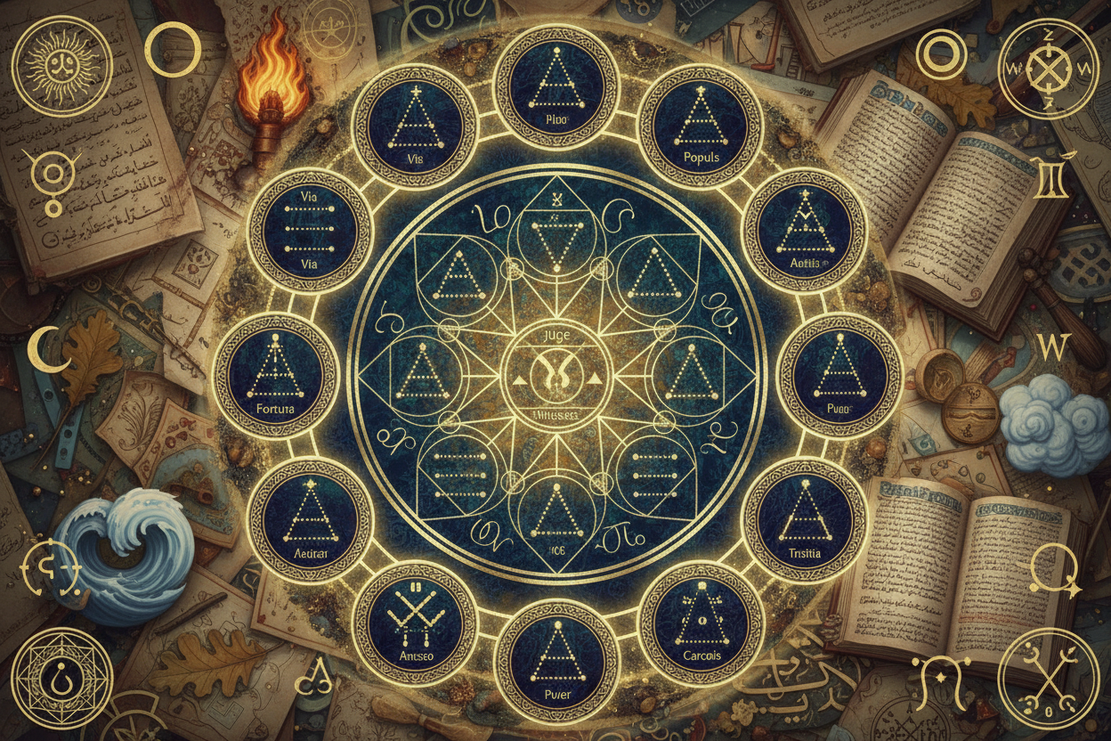 Geomancy Machine Geomancy: The 16 Figures & Arabic Origins | By Nicole Lau – Nicole's ...