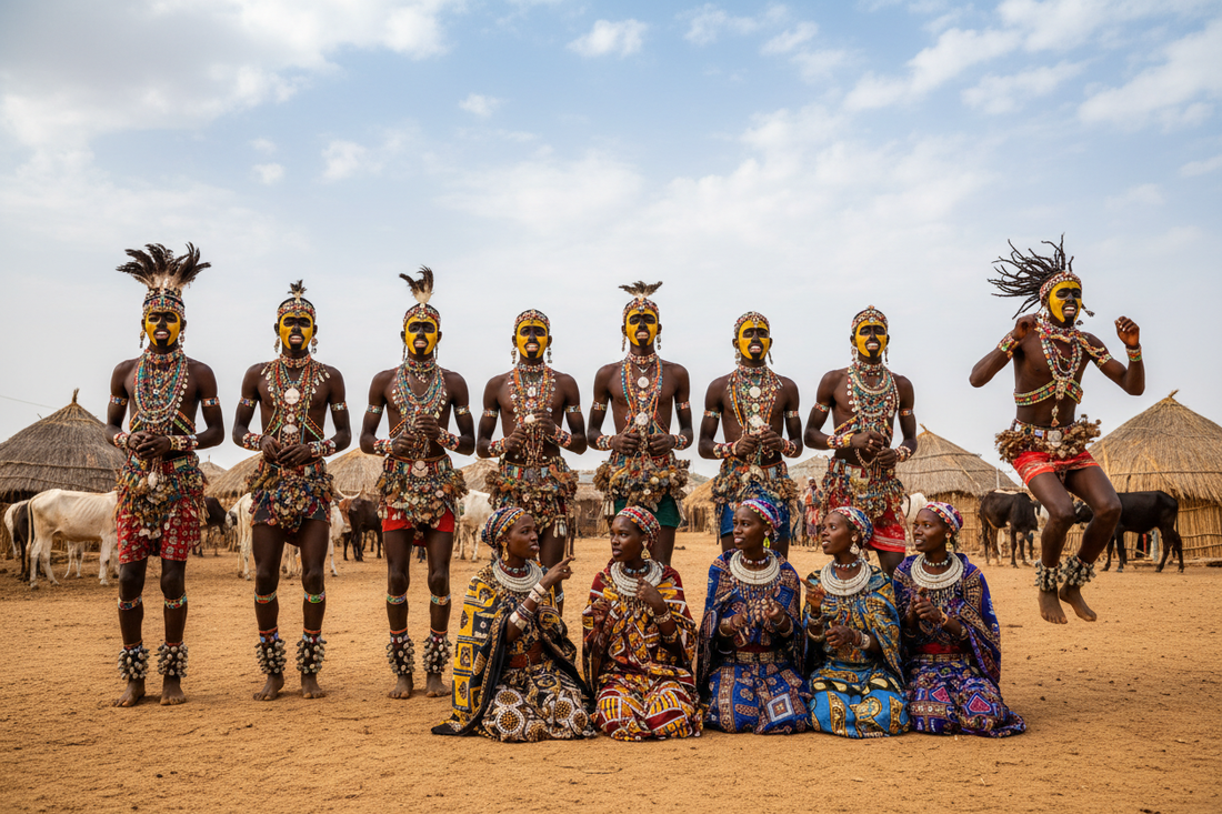 Gerewol: Wodaabe Beauty Contest - Male Beauty, Charm Competition, and Spouse Selection - Nicole's ritual universe
