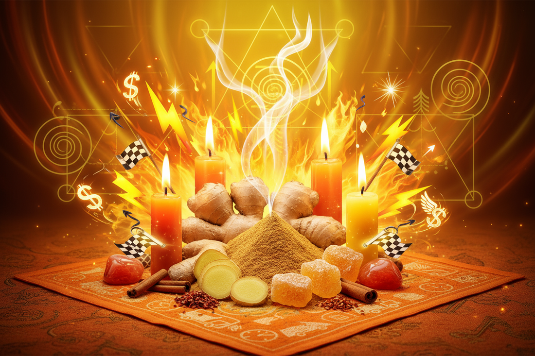 Ginger Money Spell: Fast Action & Energy