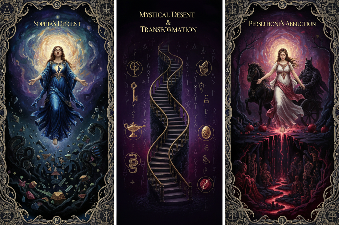 Gnostic vs Greek Mysteries: Descent Myths - Nicole's ritual universe