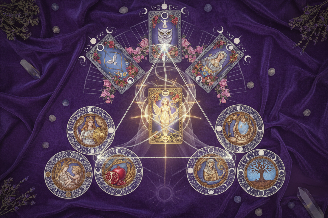 Goddess Spreads: Reading Tarot Through Feminine Mythology - Nicole's ritual universe