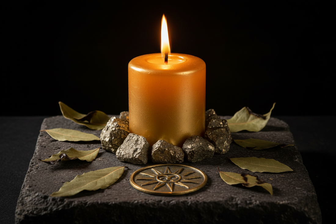 Gold Candle Magic: Solar Power, Wealth Consciousness & Divine Authority