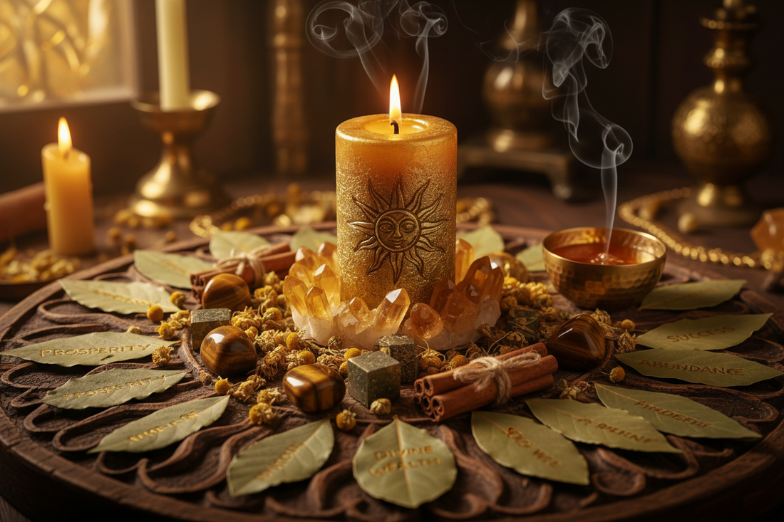 Gold Magic: Candles, Crystals, Herbs & Rituals for Abundance and Solar Power