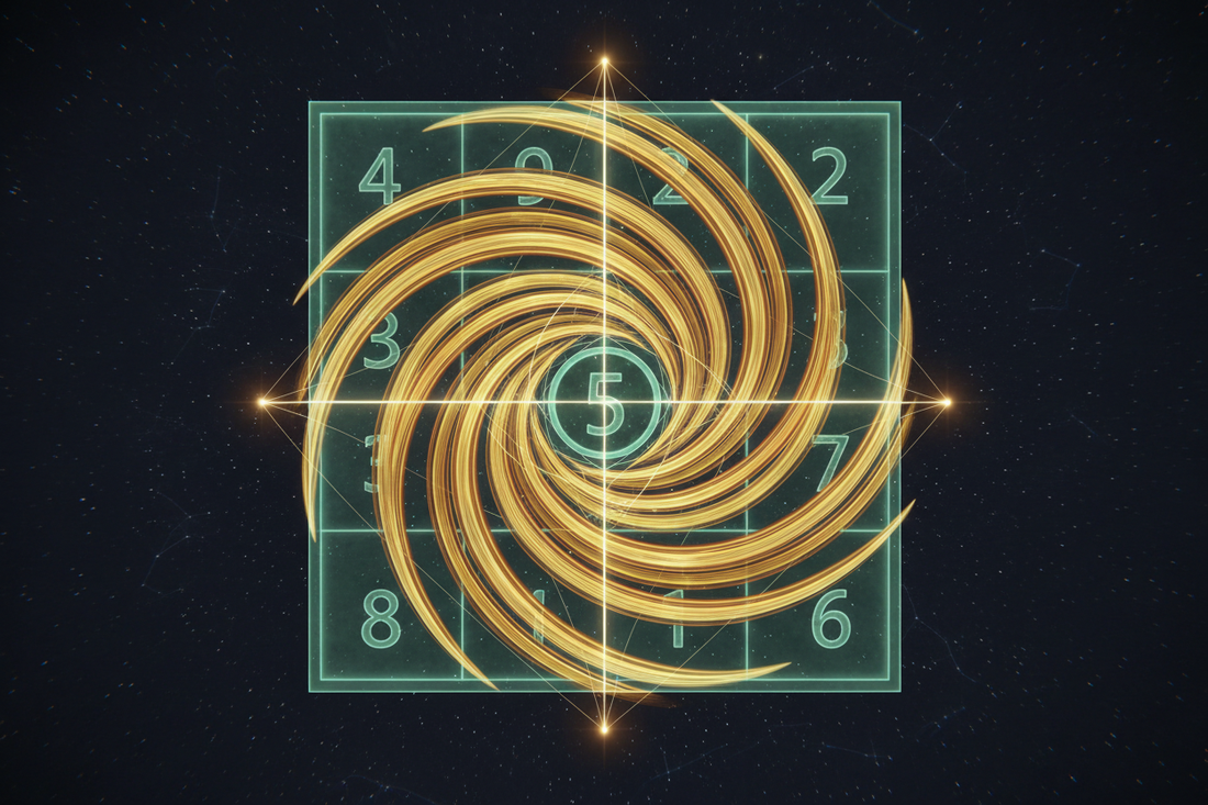 The Golden Ratio ↔ Luoshu Proportions