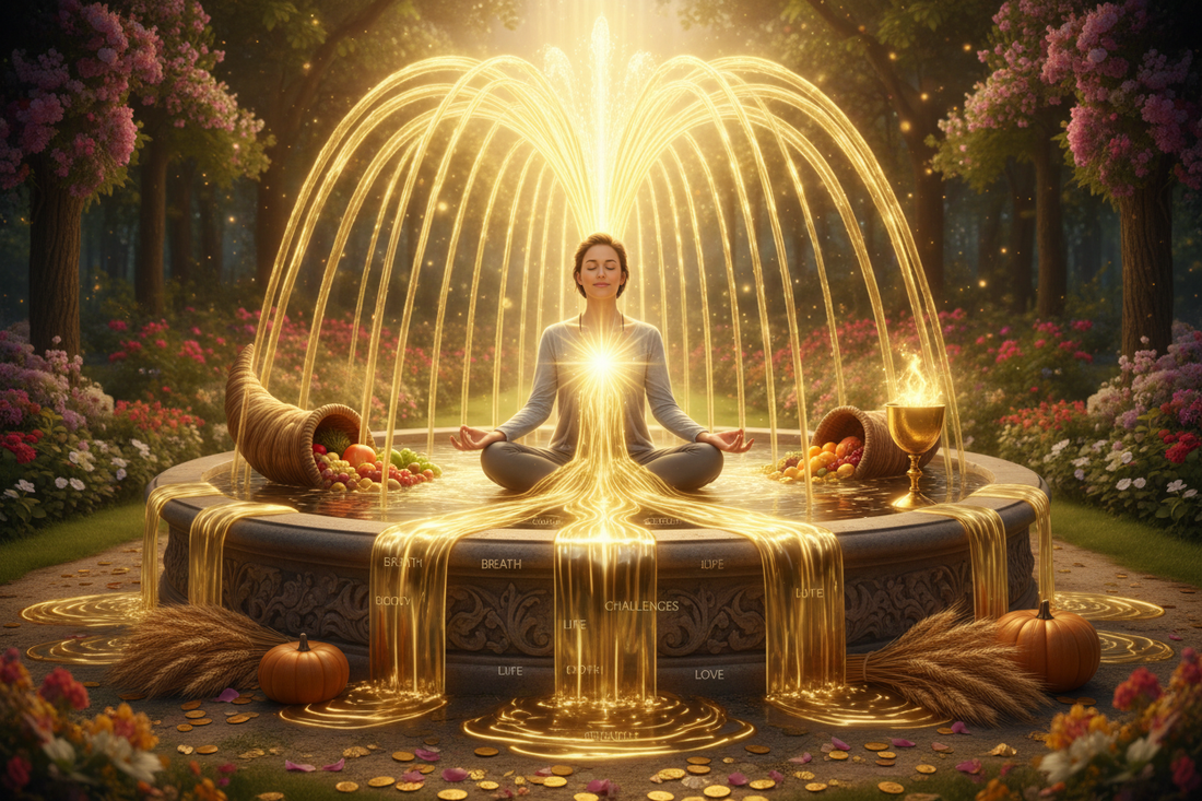 The Gratitude Fountain Meditation: Overflowing Thanks - Nicole's ritual universe