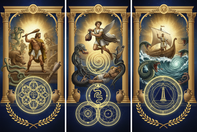 Greek Heroes: Heracles, Perseus, and Odysseus - Three Patterns of the Journey