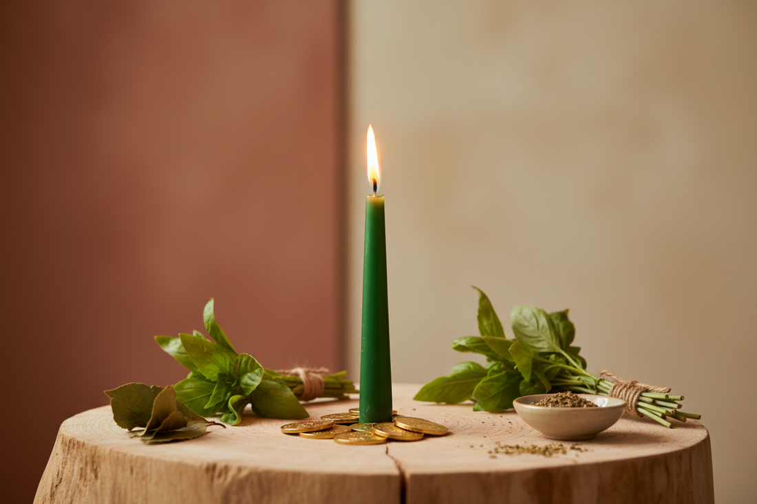 Green Candle Basics: The Simplest Prosperity Spell