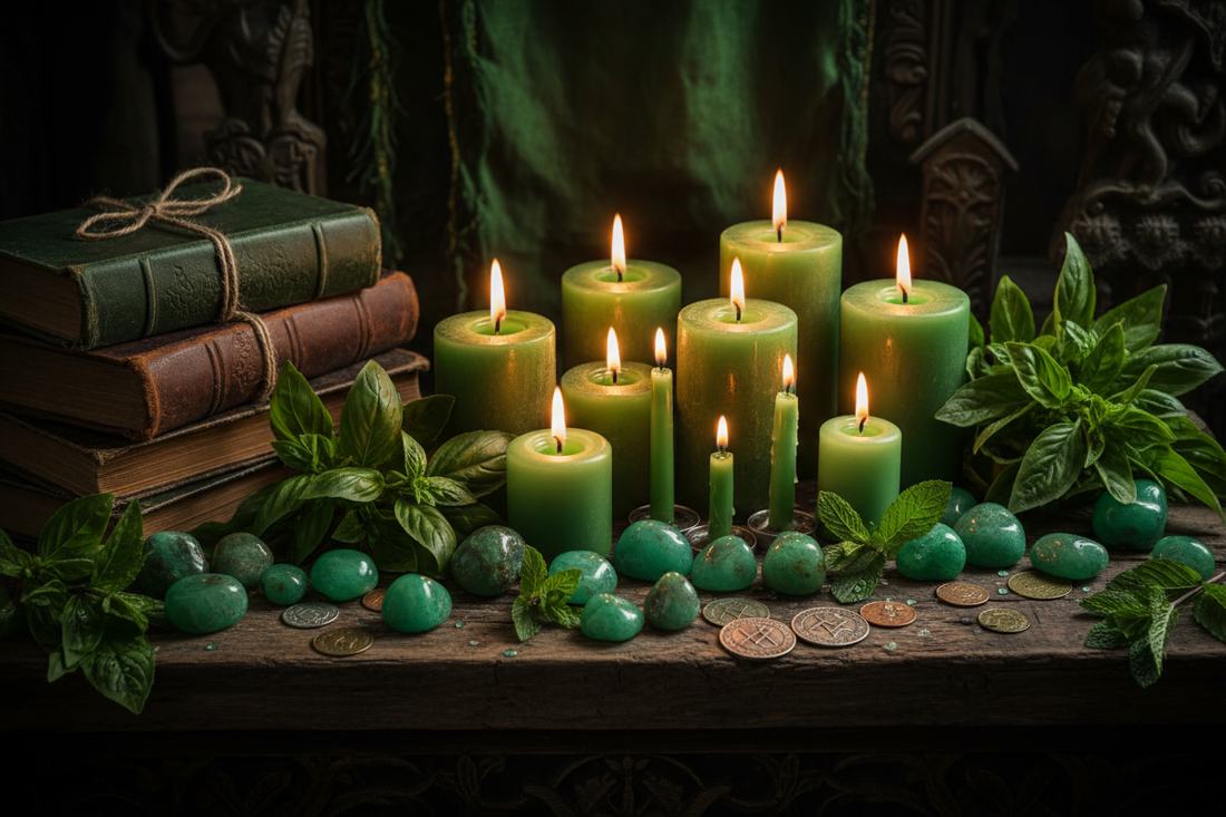 Green Candle Spell Recipes: 10 Complete Workings for Healing, Growth & Abundance