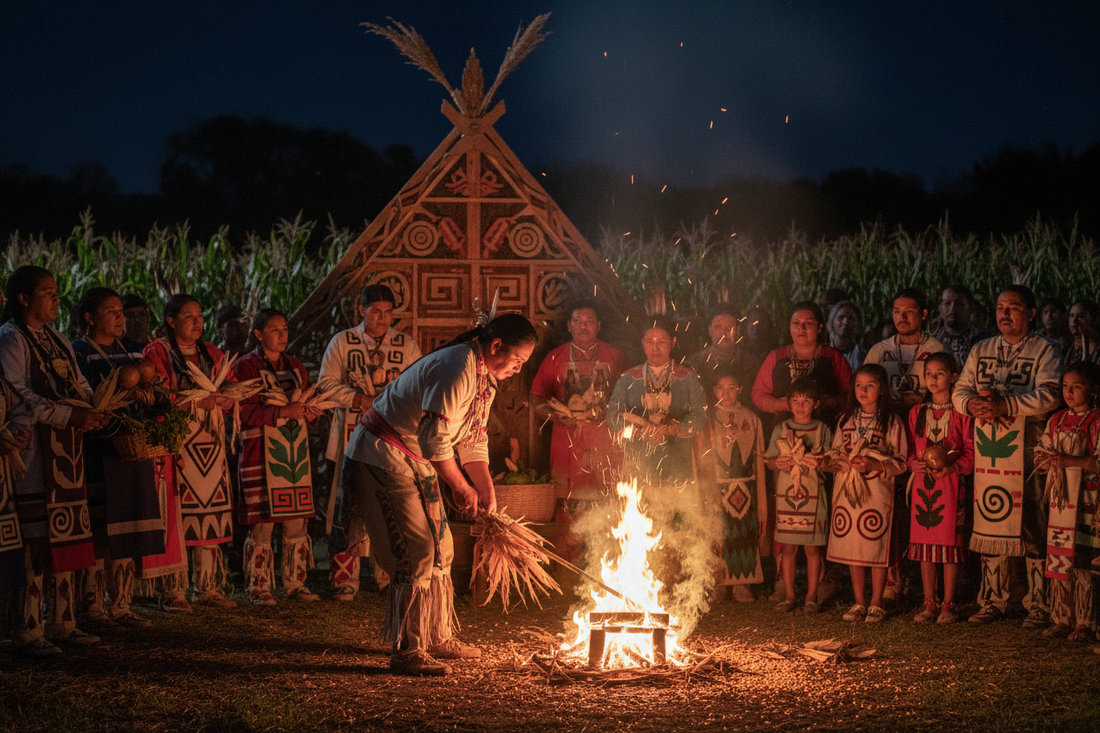 Green Corn Ceremony: Creek New Year - Fire Purification, Sin Forgiveness & Community Rebirth - Nicole's ritual universe