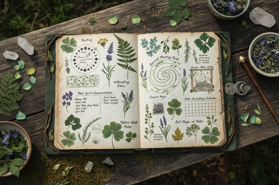 Green Witch Book of Shadows: Garden & Plant Magic Guide - Nicole's ritual universe