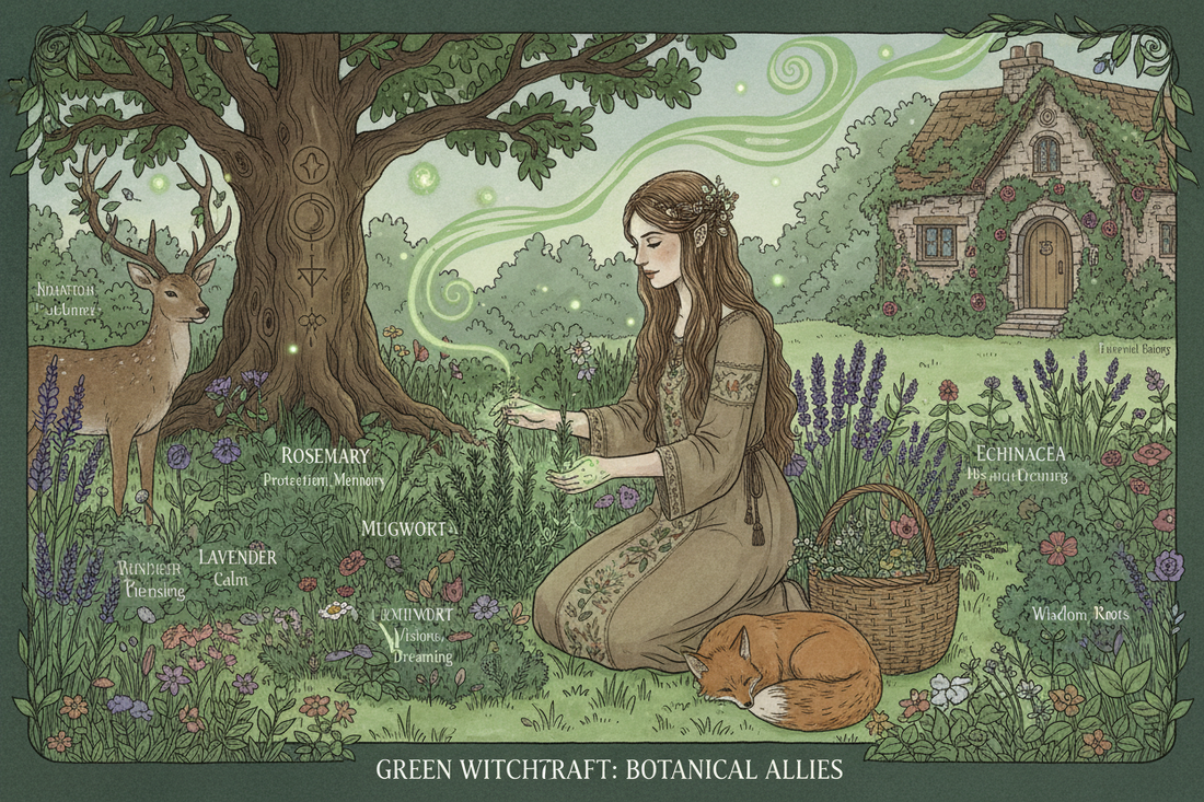 Green Witchcraft Herbalism Nature Magic Plant Allies - Nicole's ritual universe