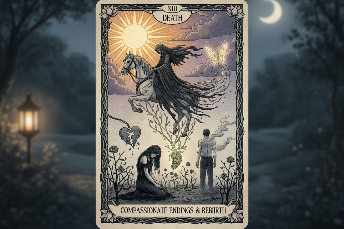Grief After Breakup: The Death Card and Relationship Endings - Nicole's ritual universe