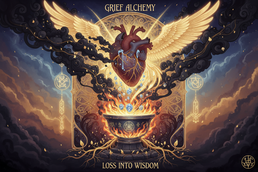 Grief Alchemy: Transmuting Loss into Wisdom - Nicole's ritual universe