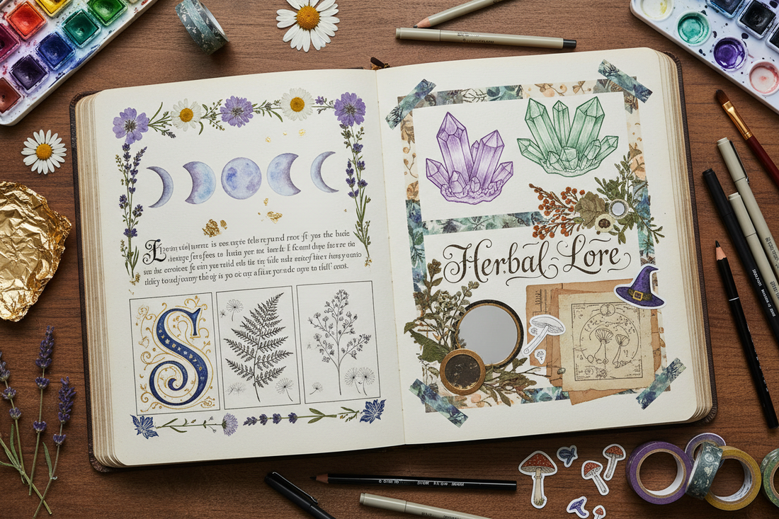 Grimoire Art: Illustrations & Decorative Techniques - Nicole's ritual universe