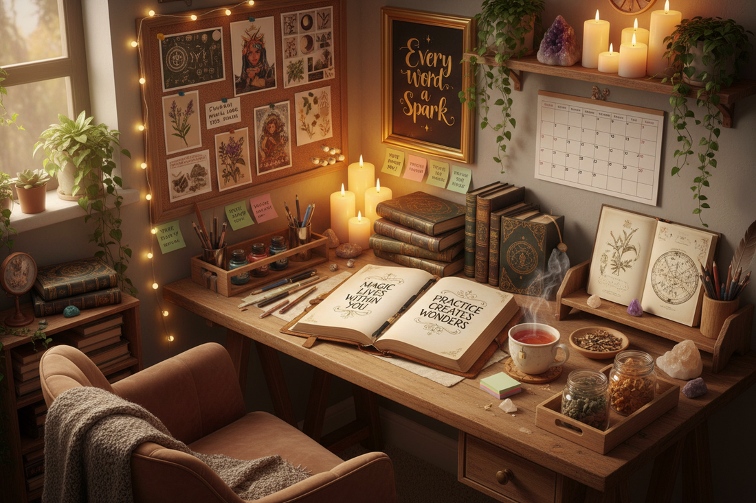 Book of Shadows Inspiration: Staying Motivated & Consistent - Nicole's ritual universe
