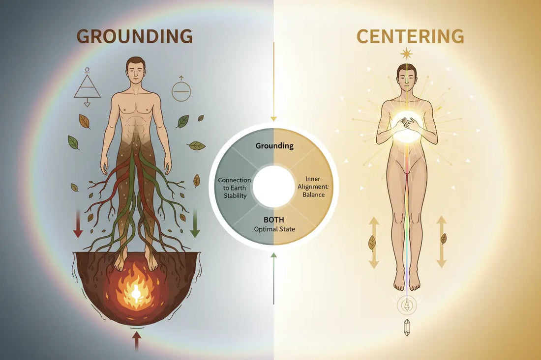 Grounding vs Centering: The Crucial Difference - Nicole's ritual universe