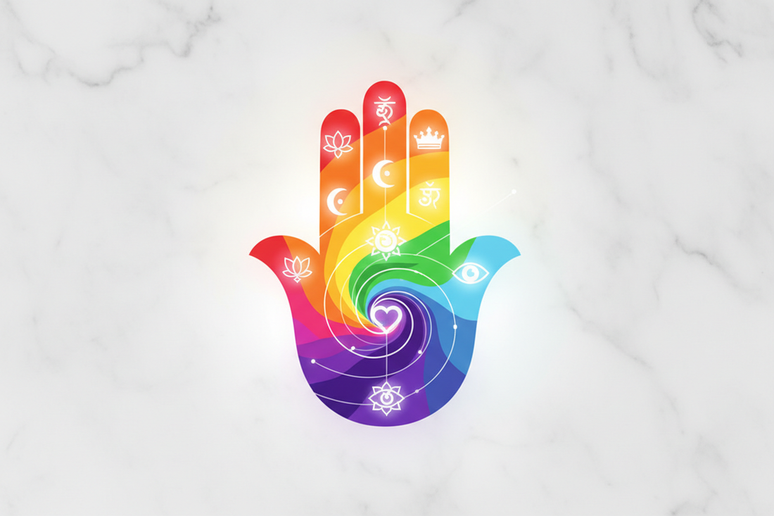 Hamsa + Chakras: Energy Alignment