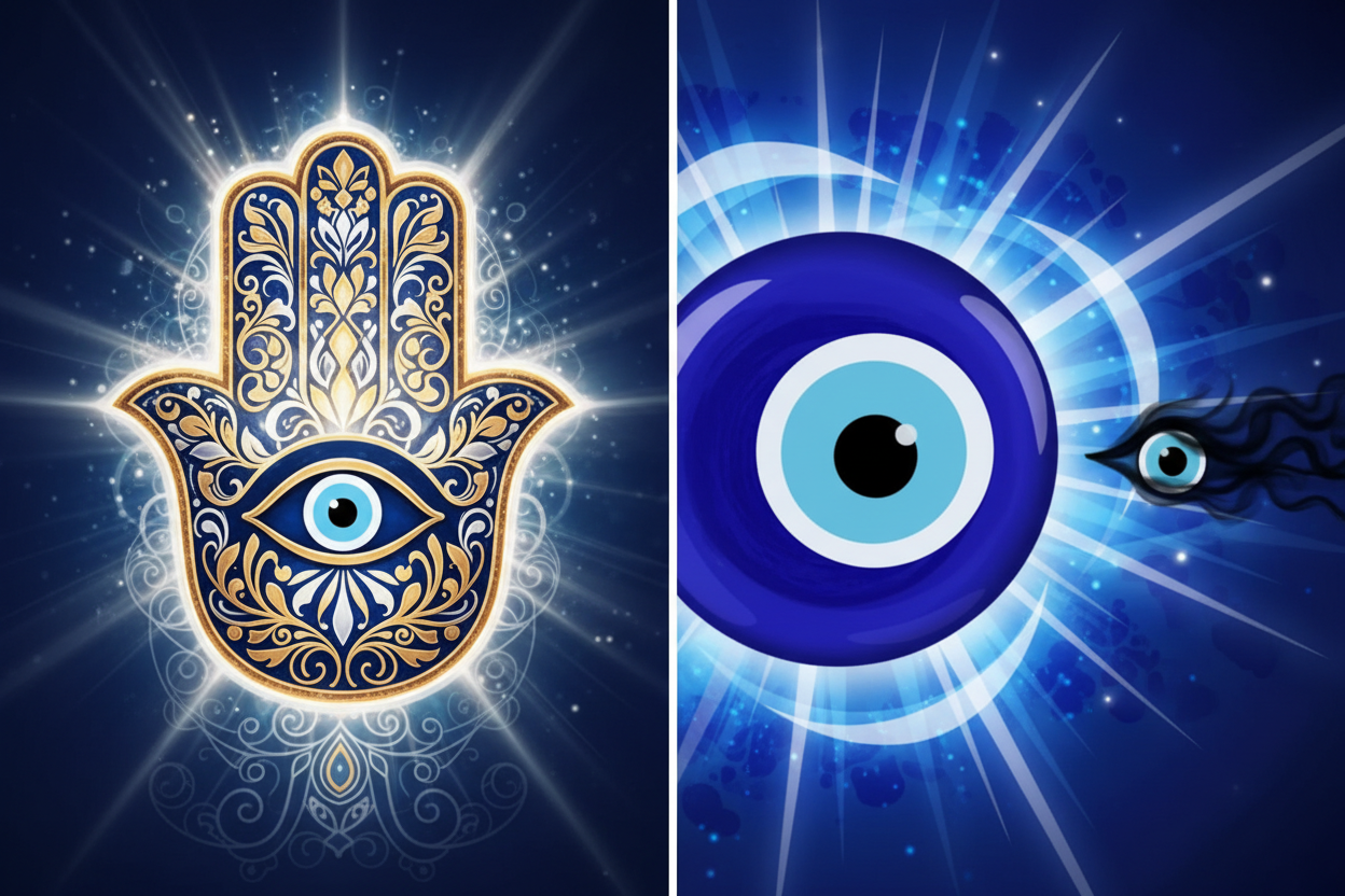 Hamsa Hand vs Evil Eye: Complete Comparison of Protection Symbols ...