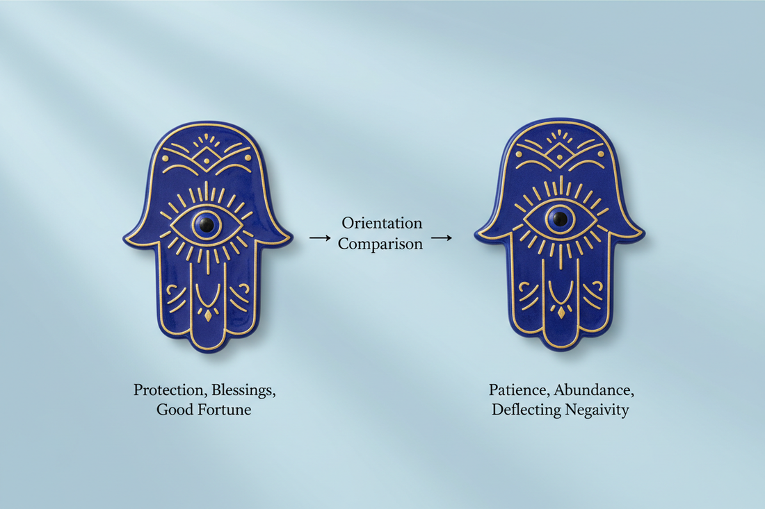 Hamsa Orientation: Up vs Down