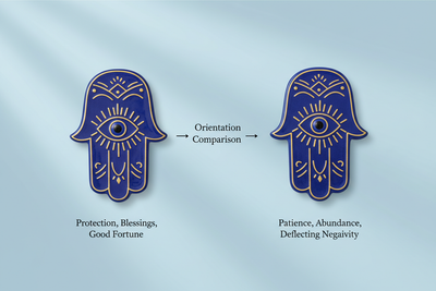 Hamsa Orientation: Up vs Down