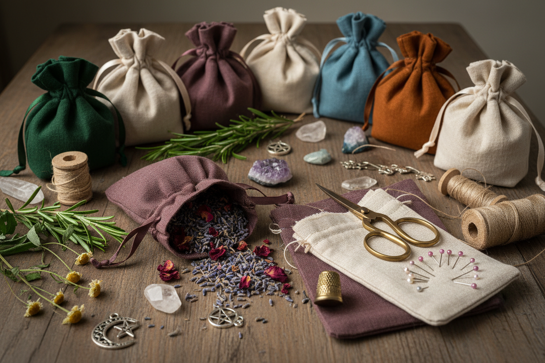 Making Herbal Sachets and Charm Bags - Nicole's ritual universe