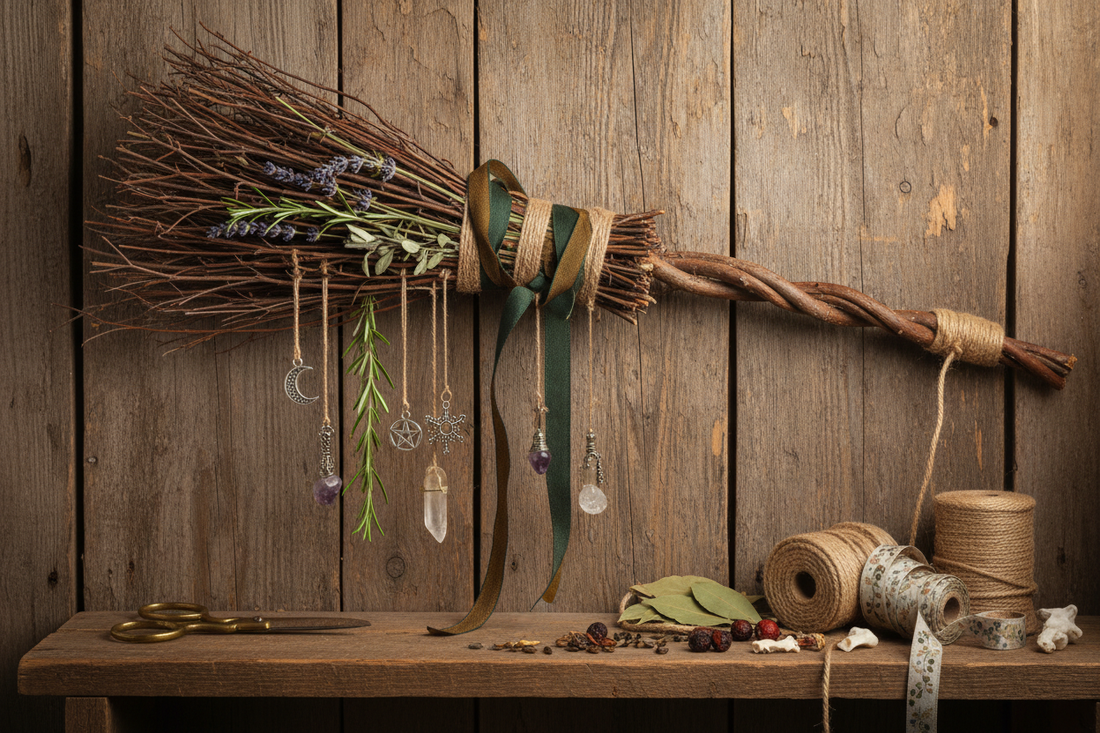 Making Your Own Besom (Witch's Broom) - Nicole's ritual universe
