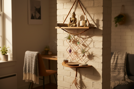 How to Create a Hanging Wall Altar for Small Spaces: Vertical Sacred Space Solutions