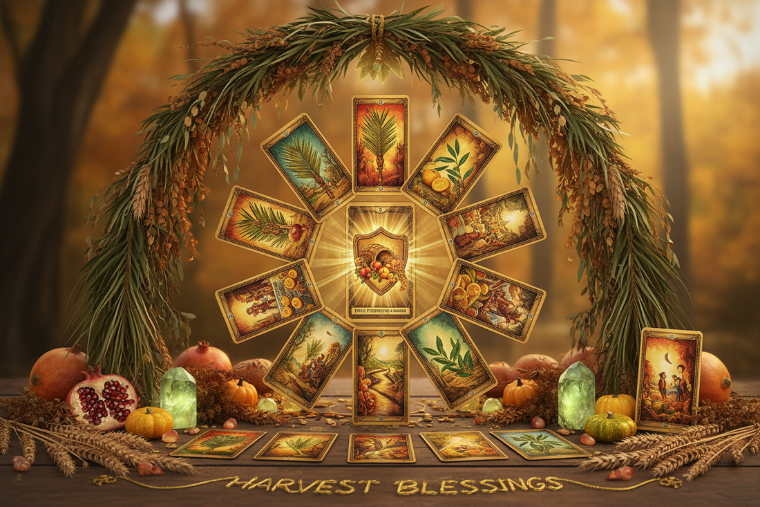 Sukkot Divination: Harvest Tarot Spreads and Shelter Oracle Readings - Nicole's ritual universe
