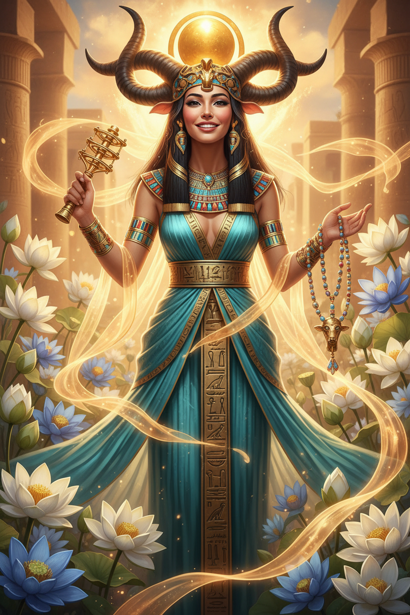 Working with Hathor: Complete Guide to the Egyptian Goddess of Love, Music, and Joy