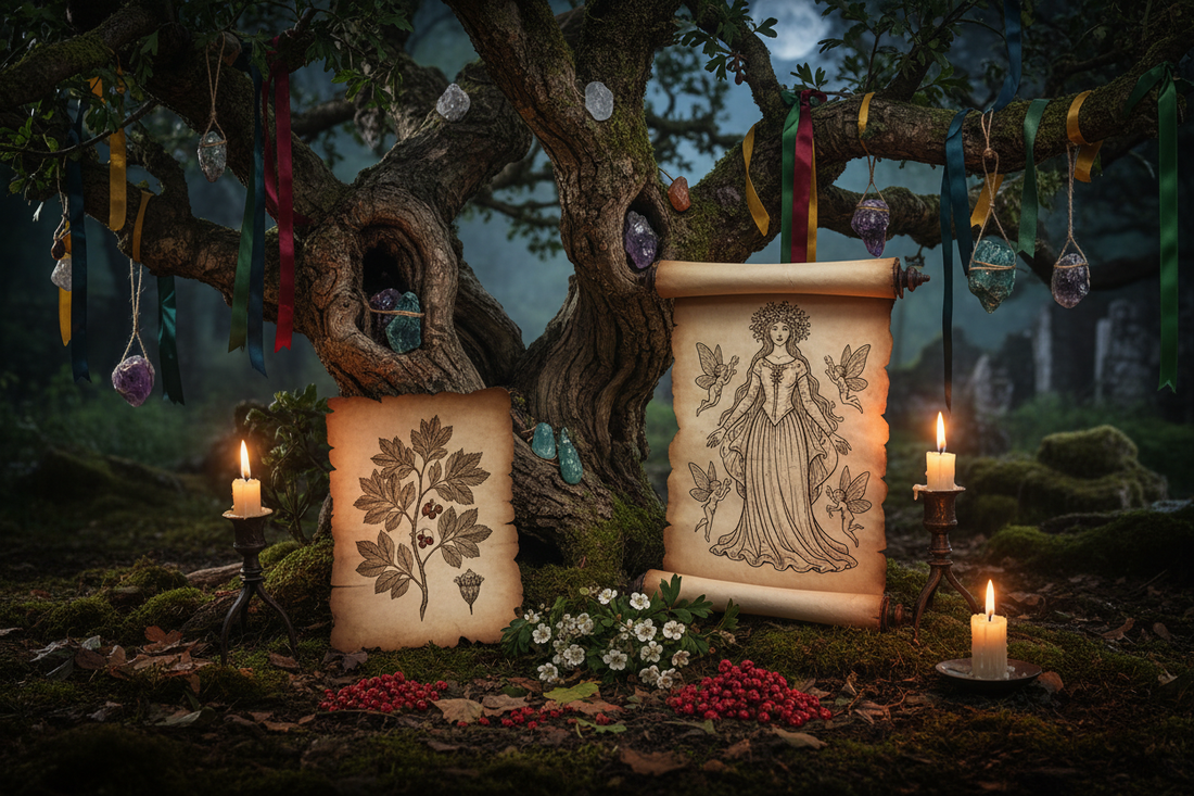 Hawthorn History, Folklore & Mythology: The Sacred May Tree Through the Ages