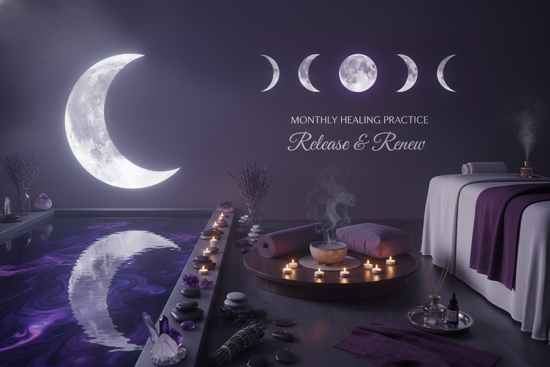 Healing Moon Cycle: Audio + Ritual Monthly Practice - Nicole's ritual universe