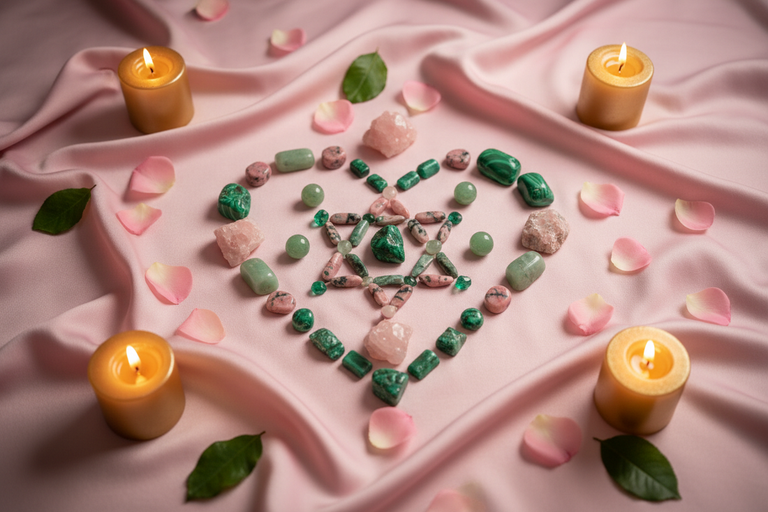 Best Crystals for Heart Chakra: Rose Quartz, Green Aventurine & Rhodonite Guide