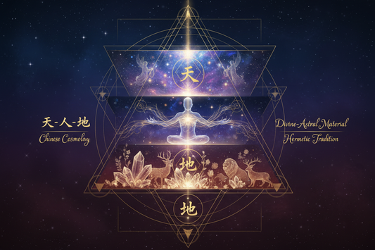 'Heaven–Earth–Human' and the Hermetic 'Three Worlds': Structural Parallels