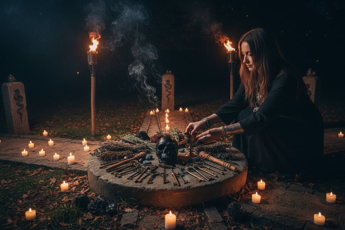 Hecate's Night Rituals: Crossroads Offerings and Dark Moon Ceremonies