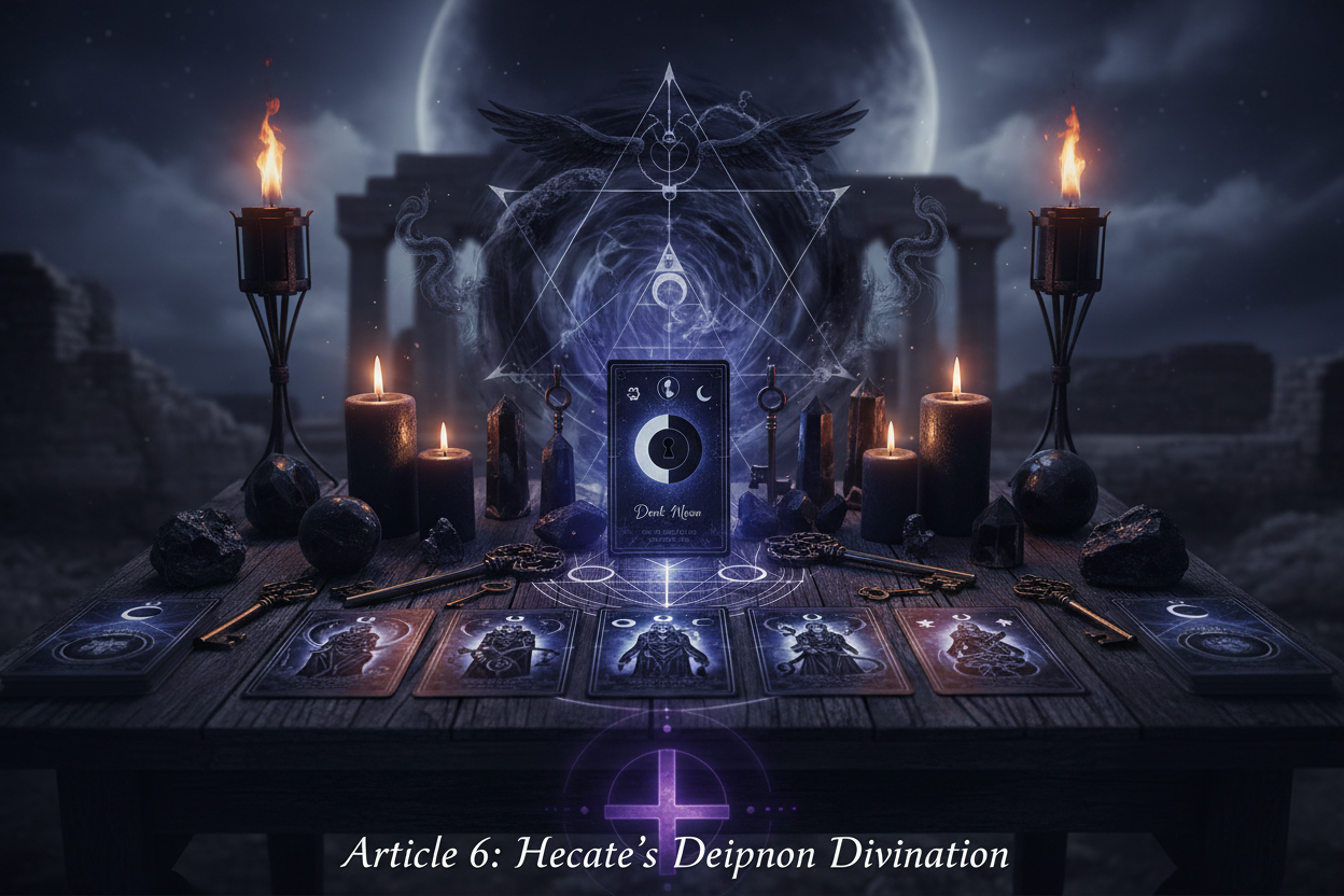 Hecate's Deipnon Divination: Dark Moon Tarot Spreads and Hecate Oracle ...