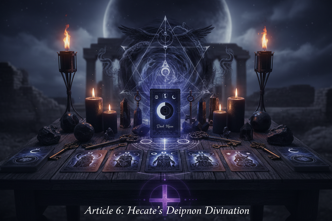 Hecate's Deipnon Divination: Dark Moon Tarot Spreads and Hecate Oracle Readings