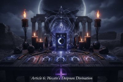 Hecate's Deipnon Divination: Dark Moon Tarot Spreads and Hecate Oracle Readings