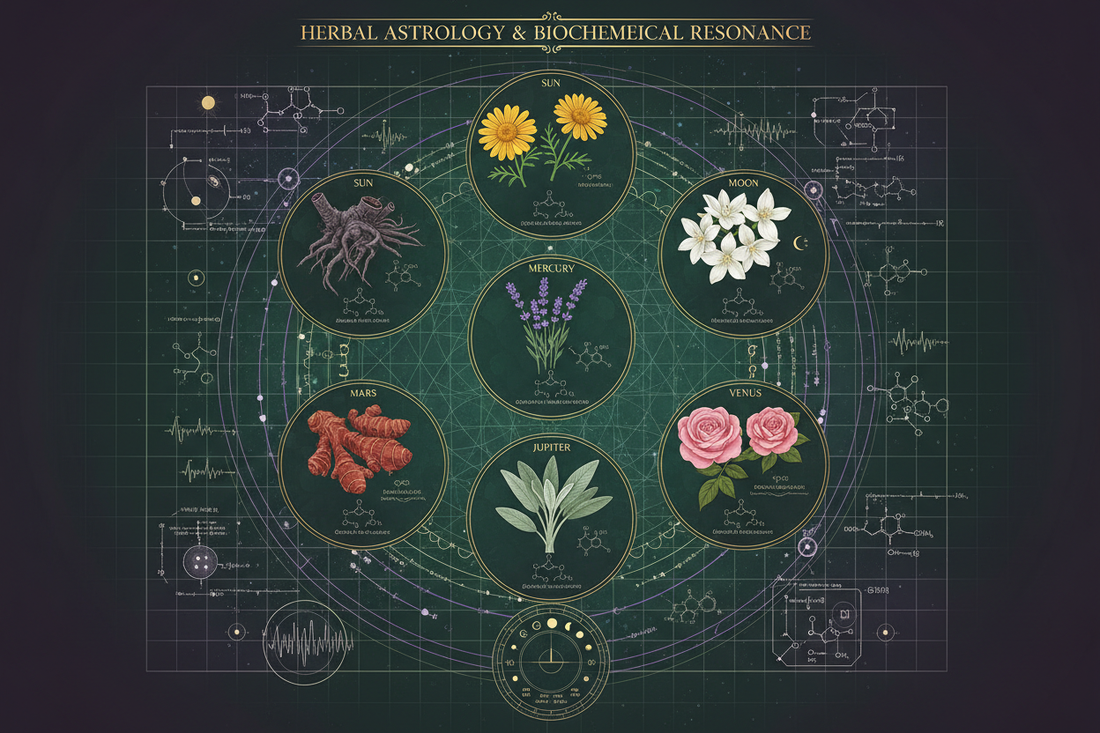 Herbal Astrology & Biochemical Resonance: Plant Cycles, Chemical Compounds, and Celestial Rhythms