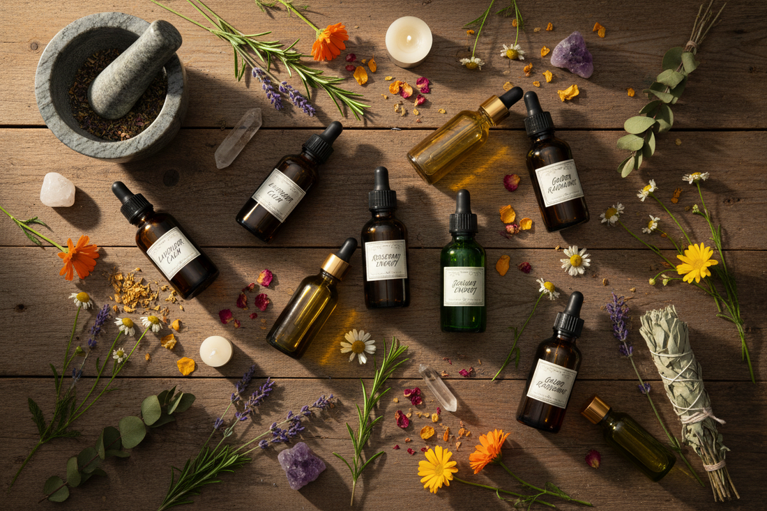 Herbal Infused Oils: Making Magical Oils at Home