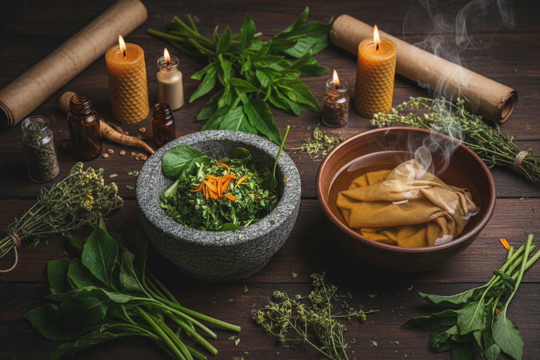 Herbal Poultices & Compresses in Magical Healing